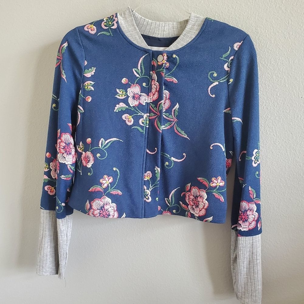 NWT BCBGeneration floral jacket - Picture 2 of 6